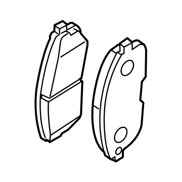2025 Nissan Sentra Brake Pad Set - D1060-6LE0A