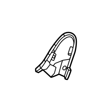 87406-7BA0A Nissan COVER RECLINING DEVICE INNER Illustration 1 of 1