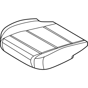 87320-7BF1A Nissan Seat Cushion Trim Right Hand Illustration 1 of 1