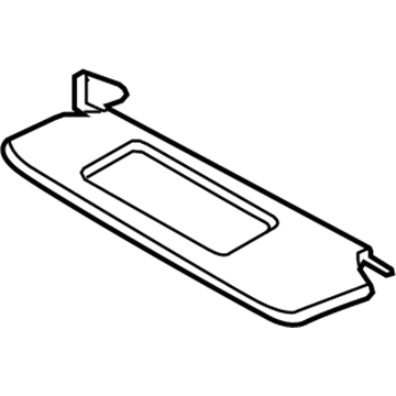 2011 Nissan Sentra Sun Visor - 96400-ZT51B