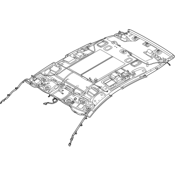 73910-7BA0A Nissan Headlining Assembly Illustration 1 of 1