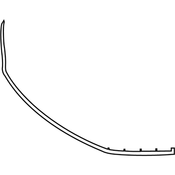 Nissan Pathfinder Weather Strip - 65820-9PF0A