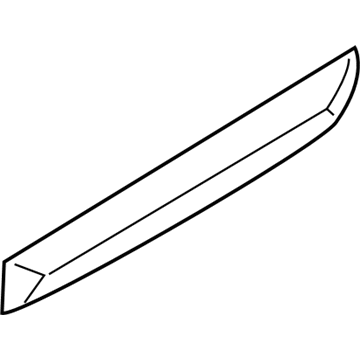 82870-F4616 Nissan MOULDING - Rear Door, RH Illustration 1 of 1