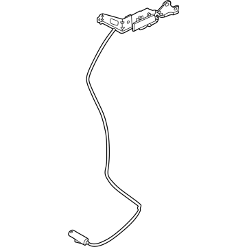 88920-7BA0A Nissan CABLE COMPL-REAR SEAT CONTROL,RH Illustration 1 of 1