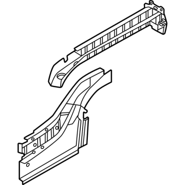 G5511-7LGMA Nissan Side Member Rear Left Hand Illustration 1 of 1