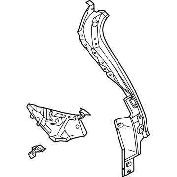 G7650-7BAMA Nissan PILLAR ASSY-BACK,RH Illustration 1 of 1