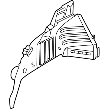 G6719-7LGMA Nissan WHEEL HOUSE-REAR,OUTER LOWER LH Illustration 1 of 1