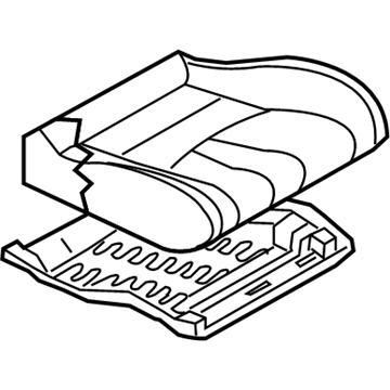 Nissan 370Z Seat Cushion - 87300-1TG0A