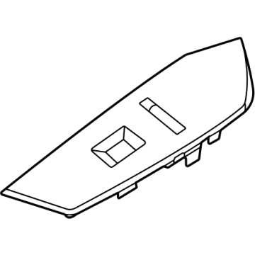80960-7LF0A Nissan Power Window Switch Finisher Front Right Hand Illustration 1 of 1