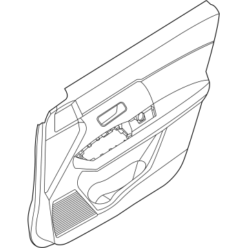 809A0-7LF0A Nissan TRIM MODULE-FRONT DOOR,RH Illustration 1 of 1
