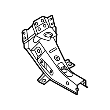 767B4-7BA0A Nissan SUPPORT-WHEEL HOUSE MEMBER,RH Illustration 1 of 1