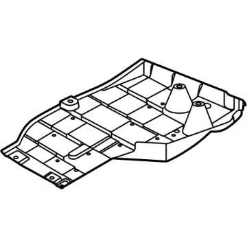 74814-7BA0B Nissan COVER-FLOOR UNDER,RH Illustration 1 of 1