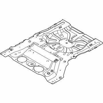 G4512-7BAMA Nissan Rear Floor Front Illustration 1 of 1