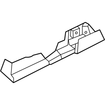 87375-7LF0A Nissan FINISHER ASSY-REAR, FRONT CUSHION LH Illustration 1 of 1