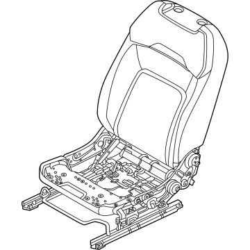 87650-7LF4A Nissan FRAME FR BCK LH Illustration 1 of 1