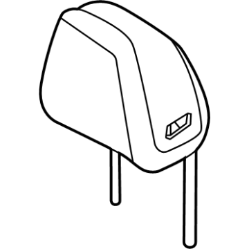 86400-7LG7A Nissan Front Seat Headrest Assembly Illustration 1 of 1