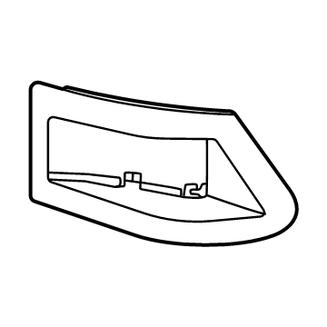 284H6-6RZ0B Nissan BRKT-DISTANCE SENSOR,REAR RH Illustration 1 of 1