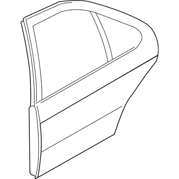 H2101-5M030 Nissan Door Rear Left Hand Illustration 1 of 1