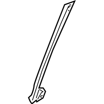 82222-4Z800 Nissan SASH Assembly - Rear Door, Center RH Illustration 1 of 1