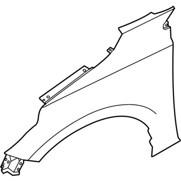 Front Left Inner Fender Liner For 2020-2023 Nissan Sentra – NI1248180, 638416LB0A, Carfixparts, Black
