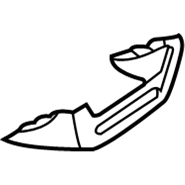 68246-5M004 Nissan Lid-Cluster,Lower Center Illustration 1 of 1