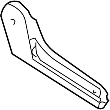 87330-89914 Nissan FINISHER Assembly-Cushion Front Seat RH Outer Illustration 1 of 1