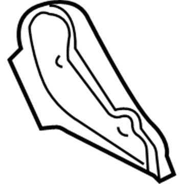 87381-89914 Nissan Front Seat Cushion Finisher Inner Left Hand Illustration 1 of 1