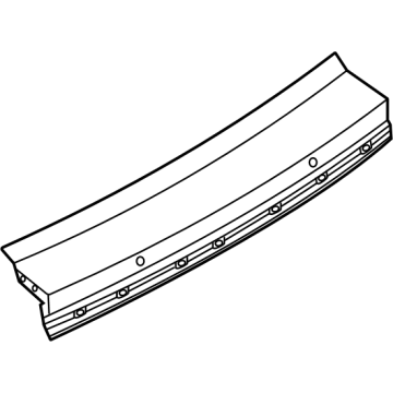 85014-6RZ1H Nissan BUMPER-REAR,CENTER Illustration 1 of 1