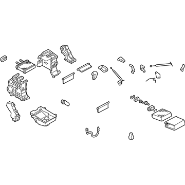 27110-6Z502 Nissan Front Heating Unit Assembly Illustration 1 of 1