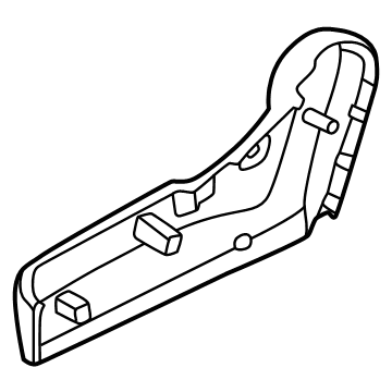 87330-6LB0A Nissan Finisher-Cushion,Front Seat Outer RH Illustration 1 of 1