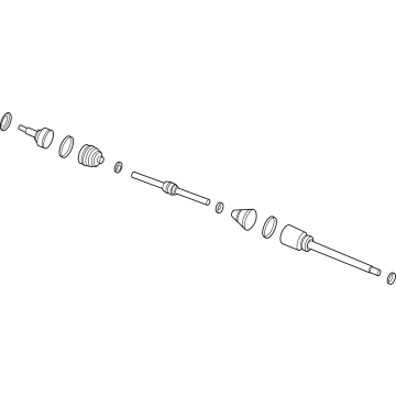 2025 Nissan Murano Axle Shaft - 39101-6SA1A