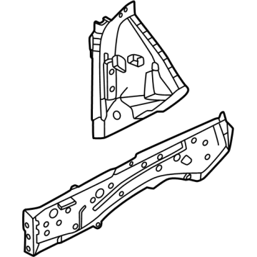 G5130-7BAMA Nissan CLOSING PLATE-FRONT SIDE MEMBER,RH Illustration 1 of 1
