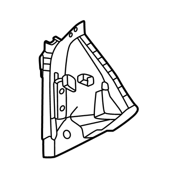 F4131-7BAMA Nissan HOODLEDGE-LOWER,FRONT LH Illustration 1 of 1