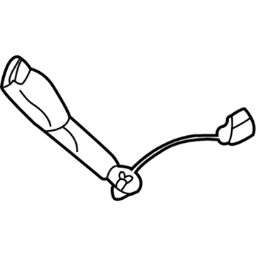 86842-6Z760 Nissan Right Front Seat Buckle Belt Assembly Illustration 1 of 1