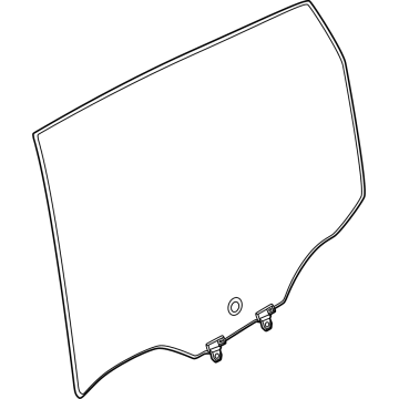 82300-7LF0A Nissan Rear Door Window Glass Assembly Right Hand Illustration 1 of 1