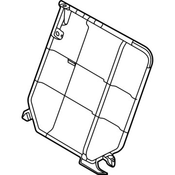 88601-6LB2A Nissan Frame Assy-Back,Rear Seat Illustration 1 of 1
