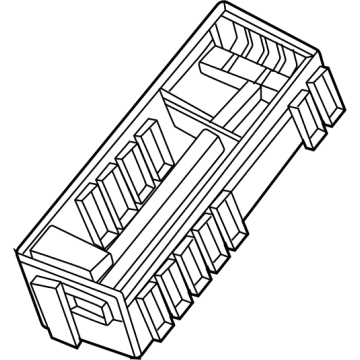 24384-7BA0A Nissan FRAME-RELAY BOX Illustration 1 of 1