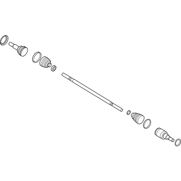 2025 Nissan Kicks Axle Shaft - 39600-7LG0A