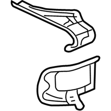 78134-6Z530 Nissan Corner-Rear Fender,RH Illustration 1 of 1