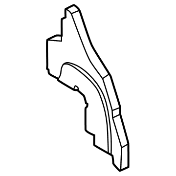 638A2-7BA1B Nissan INSULATOR-FRONT FENDER Illustration 1 of 1