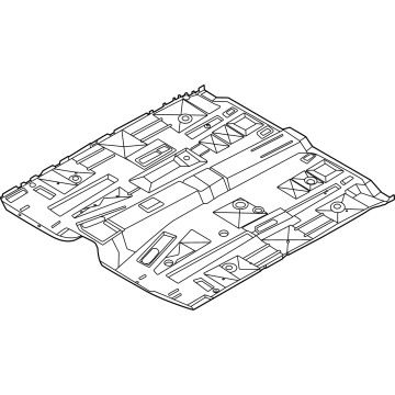 74312-7BA0A Nissan Front Floor Illustration 1 of 1