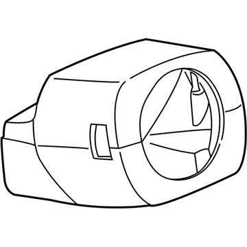 48470-5M003 Nissan Steering Column Cover Set Illustration 1 of 1