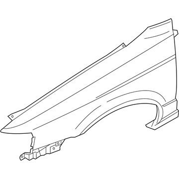 F3101-5M030 Nissan Fender Front LH Illustration 1 of 1