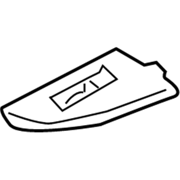 82961-5M023 Nissan Power Window Switch Finisher Rear Left Hand Illustration 1 of 1