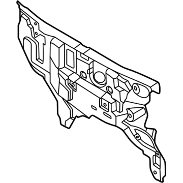 67810-6SA3A Nissan INSULATOR-DASH,LOWER FRONT Illustration 1 of 1