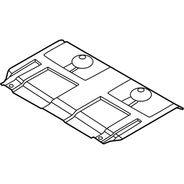 74772-7LH0A Nissan HEAT INSULATOR-TRUNK FLOOR Illustration 1 of 1