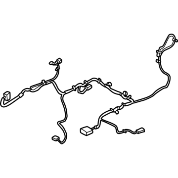 87019-7BA0A Nissan Front Seat Harness Right Hand Illustration 1 of 1