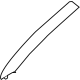 Nissan 76911-7BA1A Front Pillar Garnish Assembly Right Hand