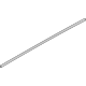 Nissan 82282-7JA0A MOULDING-REAR DOOR SASH,FRONT RH