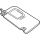 Nissan 96400-7JA0A SUN VISOR ASSY-RH